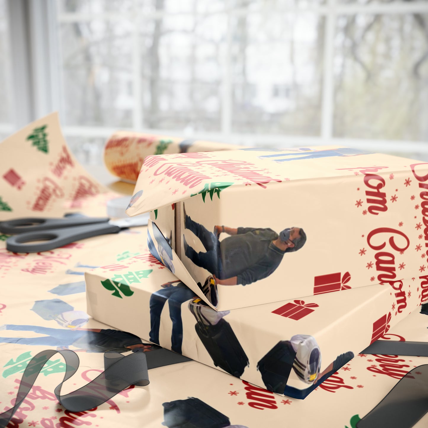 Funny Ted Cruz Christmas Wrapping Paper for Gifts - Cancun Cruz Gift - Ted Cruz Meme