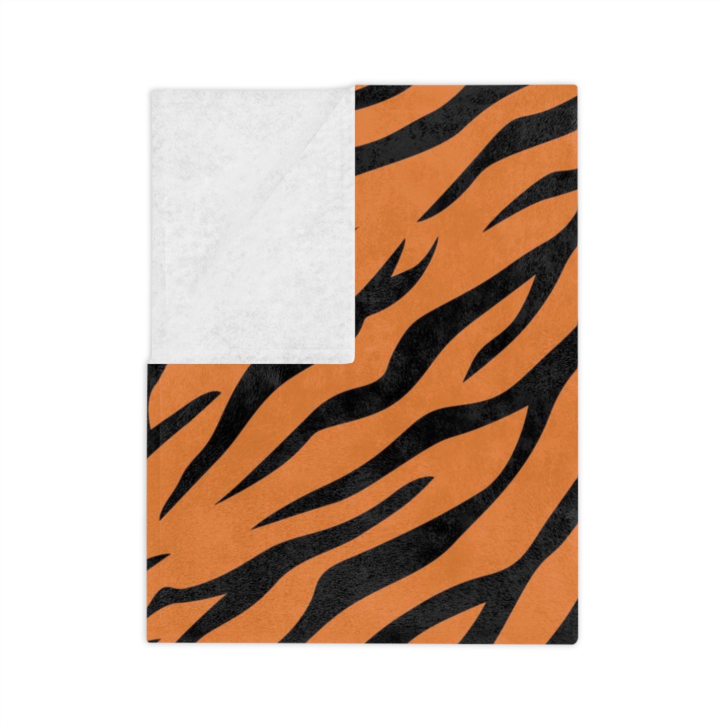 Terrific Tiger Stripe Theme Throw Sofa Bed Blanket Tiger Stripes - Soft Thick Velveteen Minky Throw Blanket
