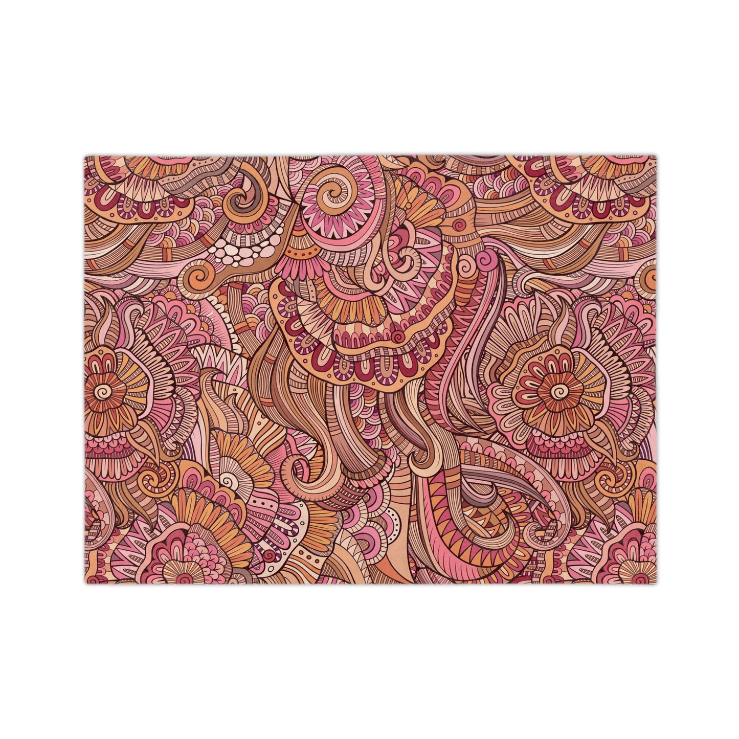 Beautiful Abstract Pink Theme Floral Throw Sofa Bed Blanket - Soft Thick Velveteen Minky Throw Blanket