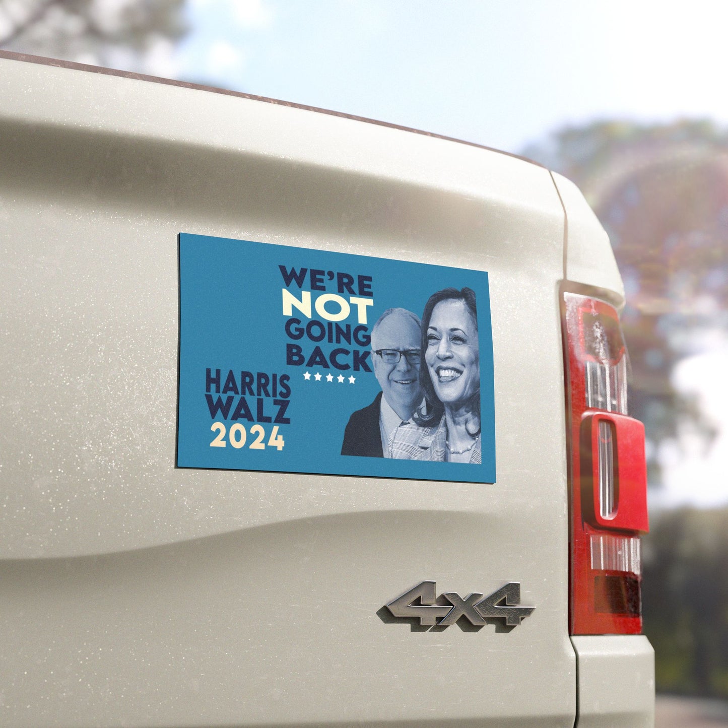 Harris Walz 2024, Kamala Harris Magnet, Vinyl Weatherproof Magnet, Kamala Bumper Magnet, Kamala 2024, NOT Going Back