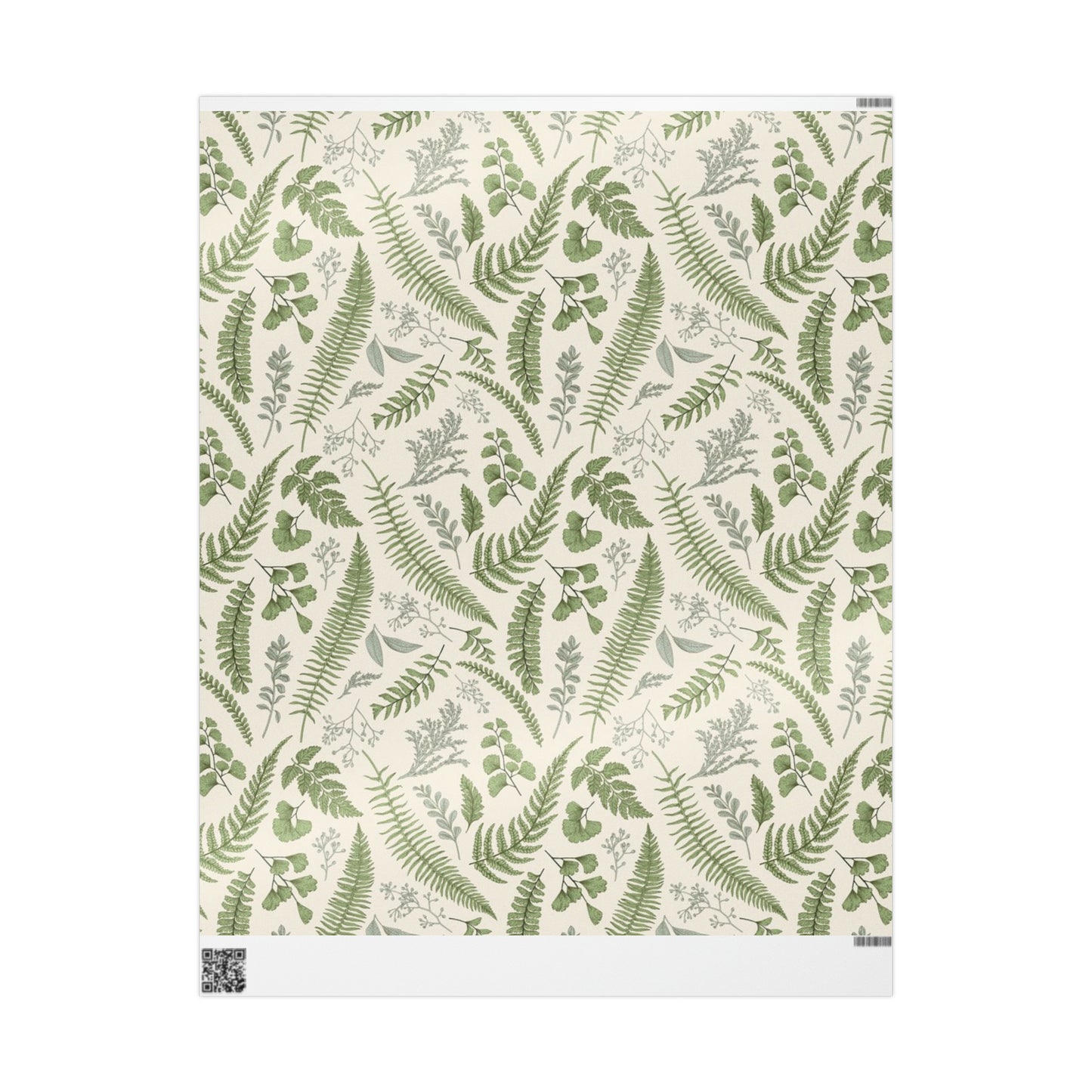 Lovely Botanical Leaves Ferns Gift Wrap - Botanical Wrapping Paper