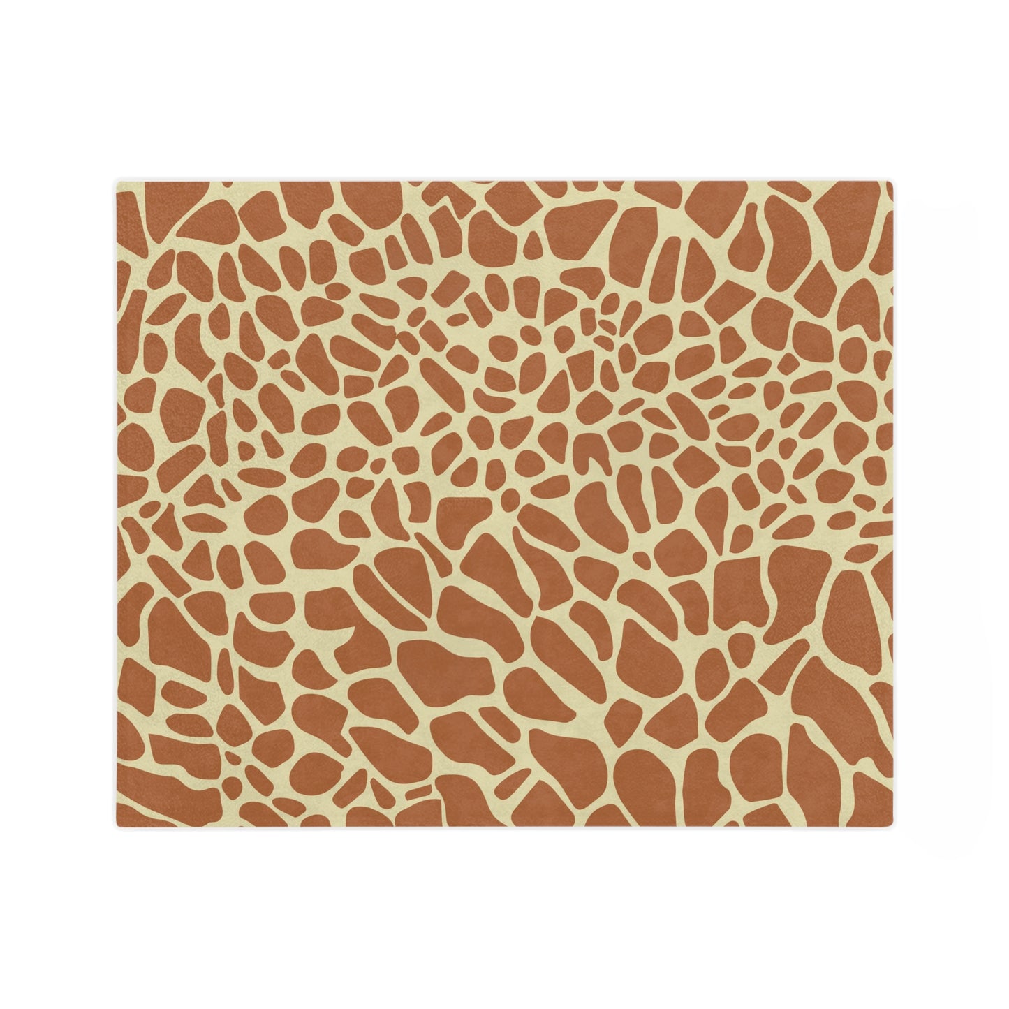 Gentle Giraffe Pattern Theme Throw Sofa Bed Blanket Giraffe Nursery - Soft Thick Velveteen Minky Throw Blanket