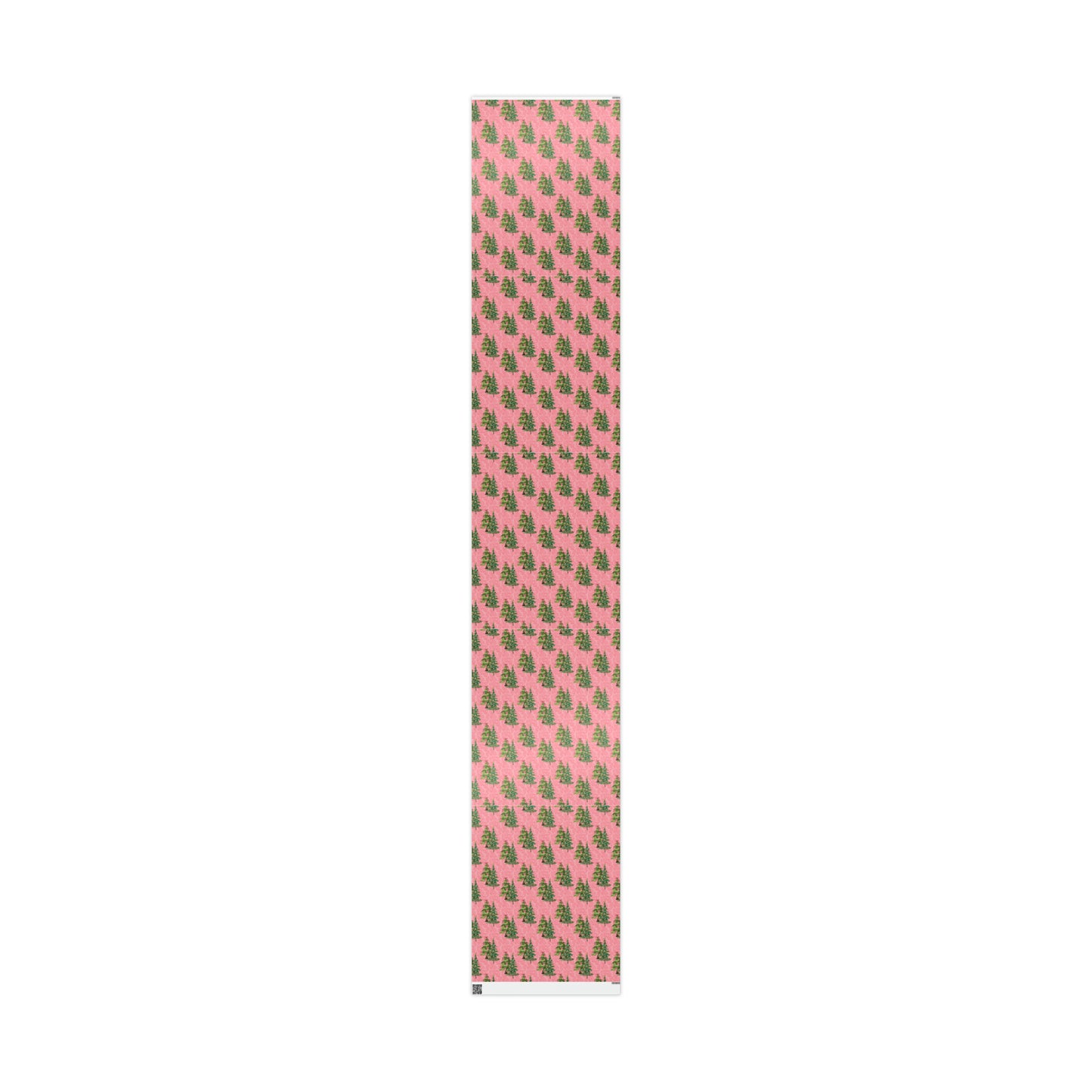 Beautiful Christmas Tree Pink Gift Wrap - Pink Wrapping Paper Christmas Trees