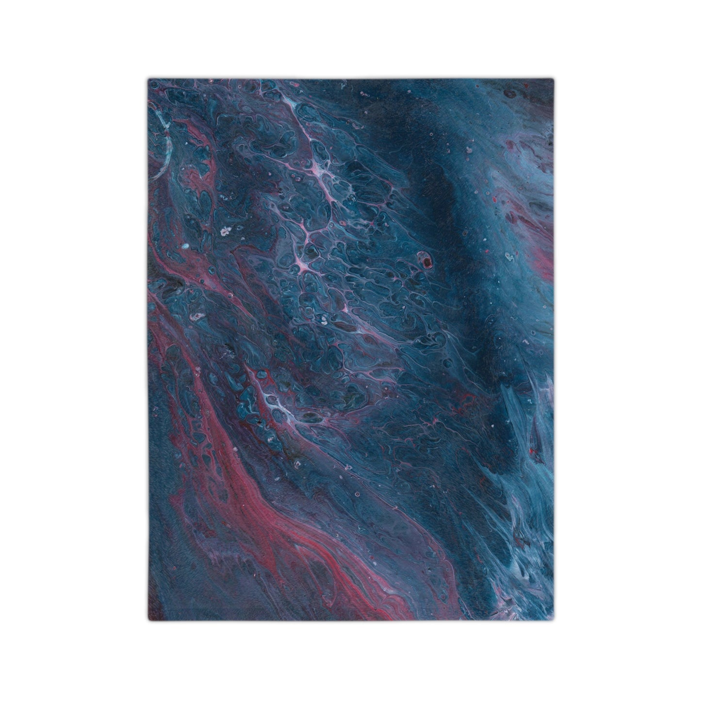 Amazing Acrylic Fluid Pattern Style Throw Sofa Bed Blanket - Soft Thick Velveteen Minky Throw Blanket