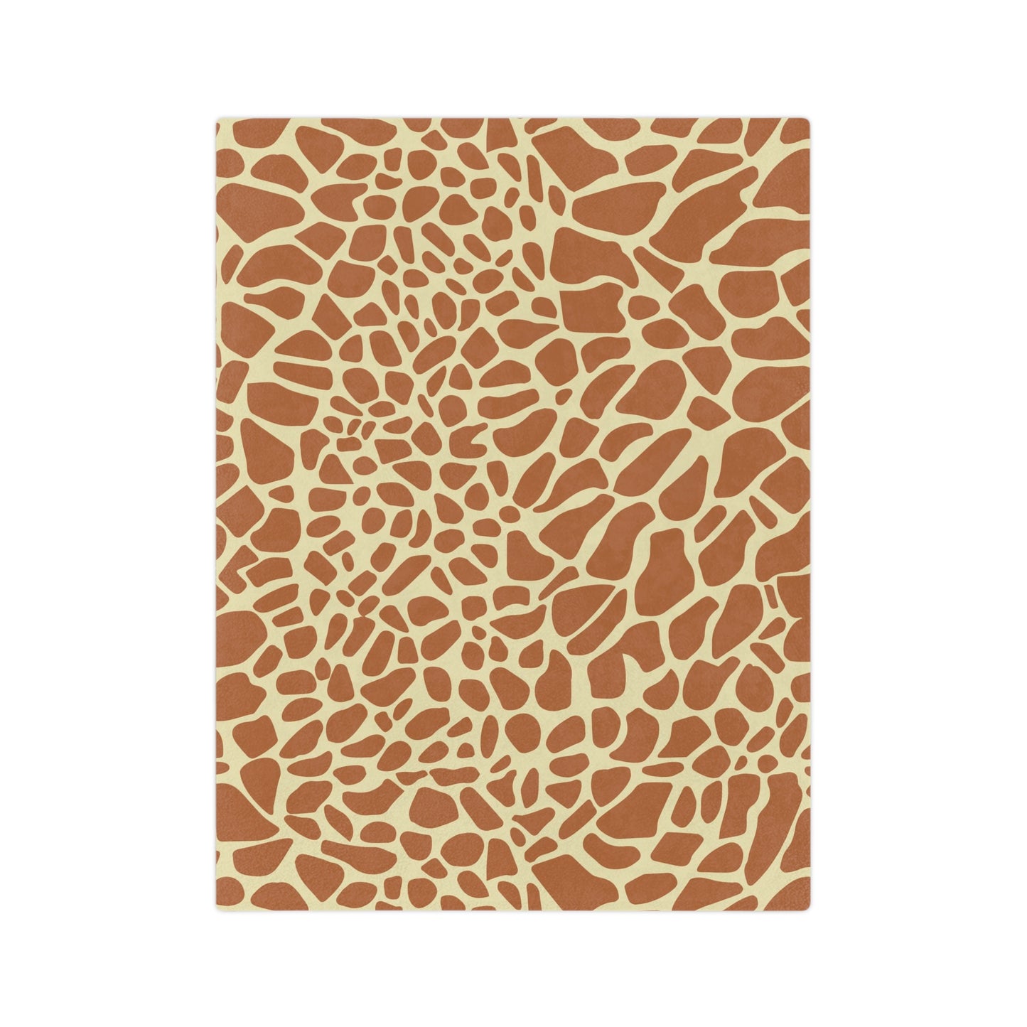 Gentle Giraffe Pattern Theme Throw Sofa Bed Blanket Giraffe Nursery - Soft Thick Velveteen Minky Throw Blanket