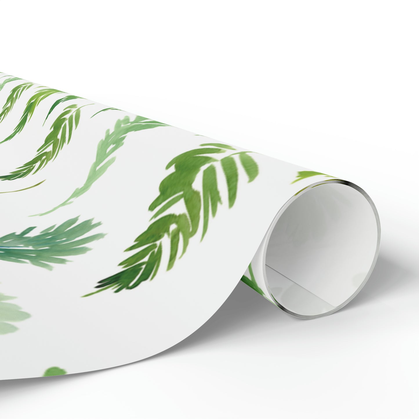 Gorgeous Green Pastel Trees Christmas Gift Wrap - Christmas Trees Wrapping Paper