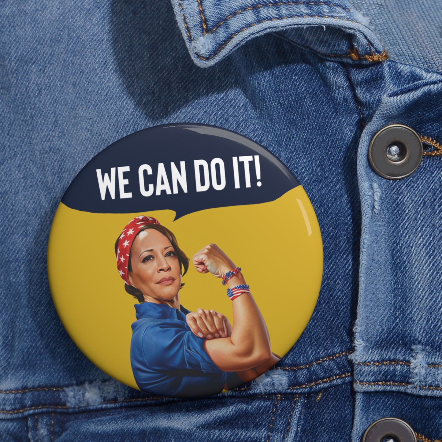 Kamala We Can Do It, Harris For President Pin, Kamala Harris Pin Button, Kamala Election Pin, Harris Walz 2024, Vote Pin, Kamala DNC