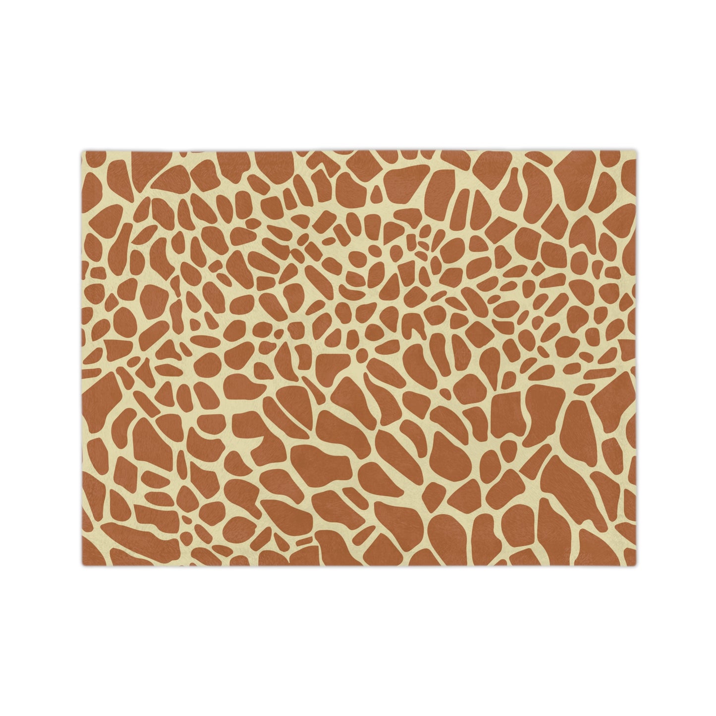 Gentle Giraffe Pattern Theme Throw Sofa Bed Blanket Giraffe Nursery - Soft Thick Velveteen Minky Throw Blanket