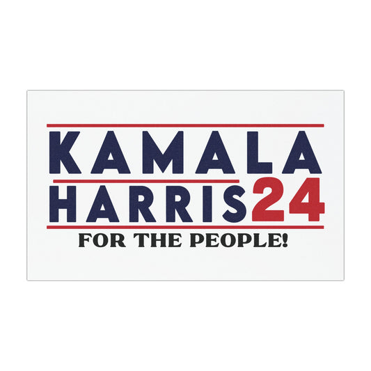 Kamala Harris 2024, For the People, Kamala Harris Magnet, Durable Vinyl Weatherproof Magnet, Kamala Magnet, Kamala 2024 Car Magnet, Vote