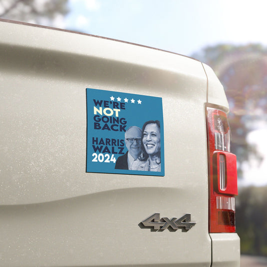 Harris Walz 2024, Kamala Harris Magnet, Vinyl Weatherproof Magnet, Kamala Bumper Magnet, Kamala 2024, NOT Going Back