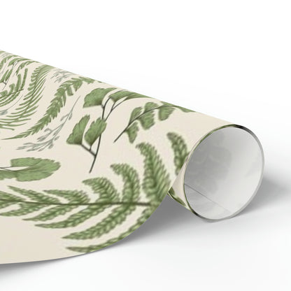 Lovely Botanical Leaves Ferns Gift Wrap - Botanical Wrapping Paper