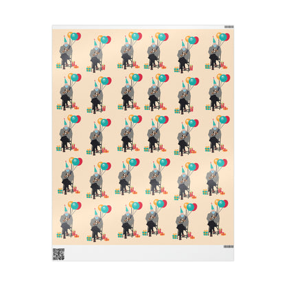Funny Bernie Mittens Wrapping Paper Gift Bernie Sanders Meme Mittens Gift Birthday Wrapping