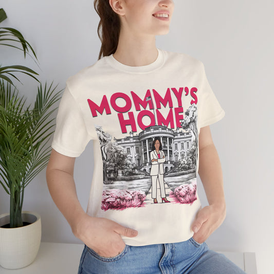 Kamala Mommy's Home Shirt, Kamala Shirt, Bella Canvas 3001 Unisex T-Shirt Vote Kamala Harris President, Kamala Pink White House, Kamala 2024