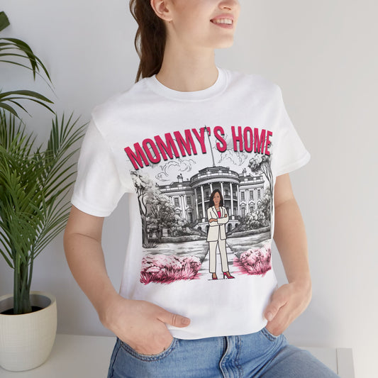 Kamala Mommy's Home Shirt, Kamala Shirt, Bella Canvas 3001 Unisex T-Shirt Vote Kamala Harris President, Kamala Pink White House, Kamala 2024