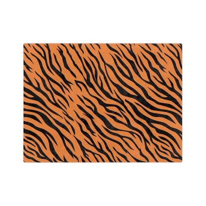 Terrific Tiger Stripe Theme Throw Sofa Bed Blanket Tiger Stripes - Soft Thick Velveteen Minky Throw Blanket