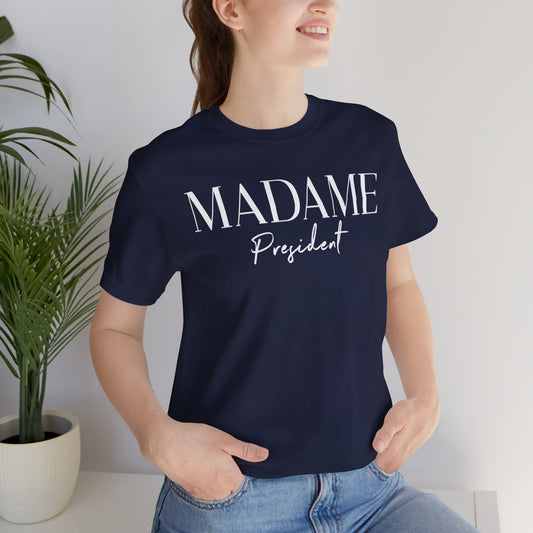 Madame President Shirt Kamala Harris Shirt, Madame Kamala Shirt, Bella Canvas 3001 Unisex T-Shirt Vote Kamala, Biden Drops, Kamala Campaign