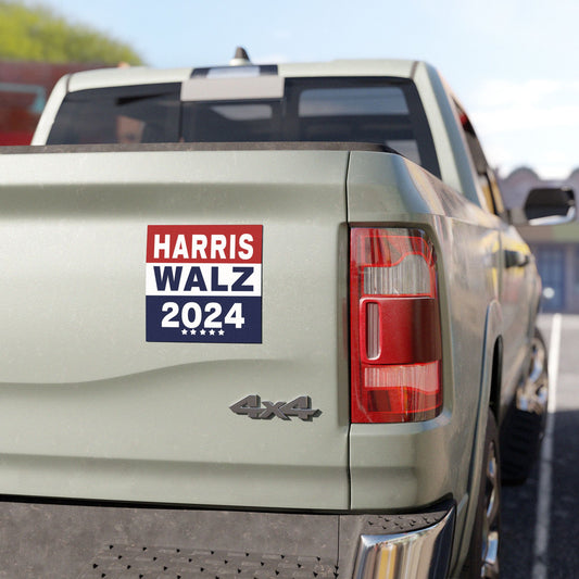 Harris Walz 2024, Kamala Harris Magnet, Durable Vinyl Weatherproof Magnet, Kamala Bumper Magnet, Kamala 2024 Car Magnet