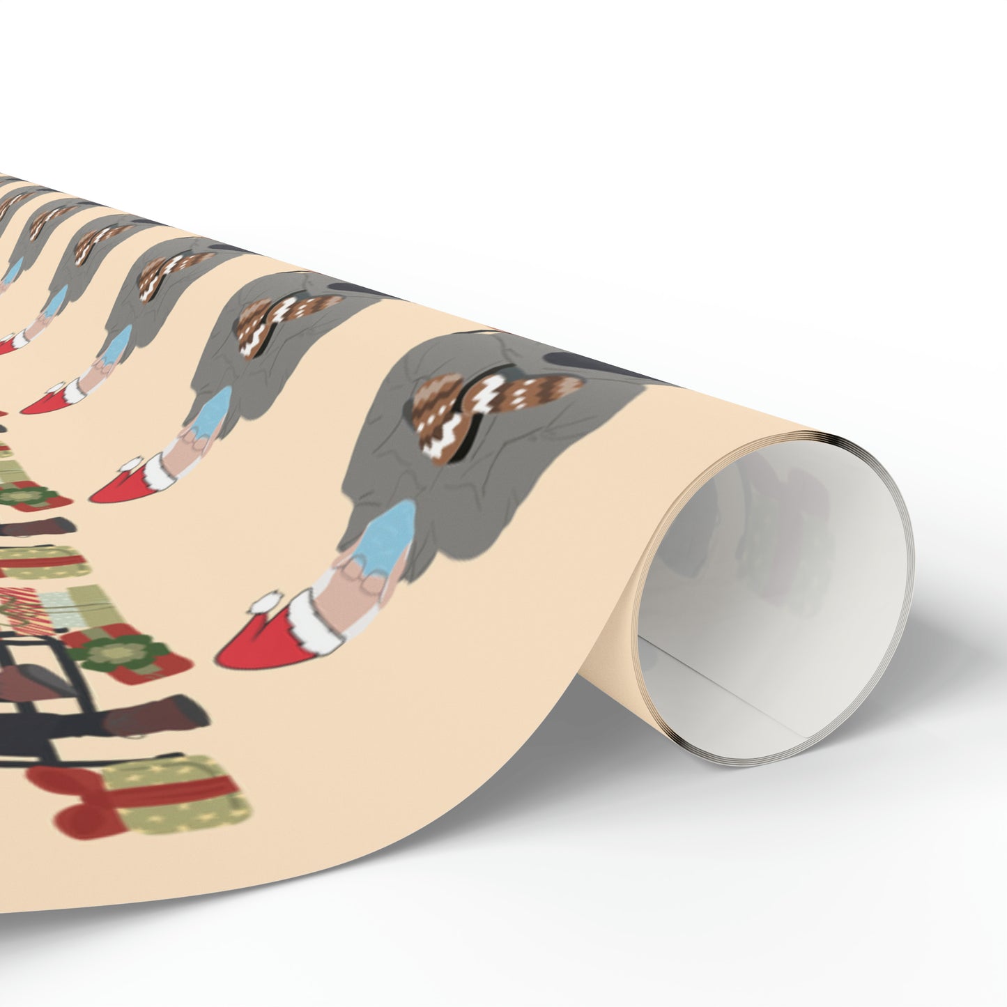 Bernie Sanders Mittens Meme Christmas Gift Wrap - Funny Bernie Wrapping Paper for Christmas