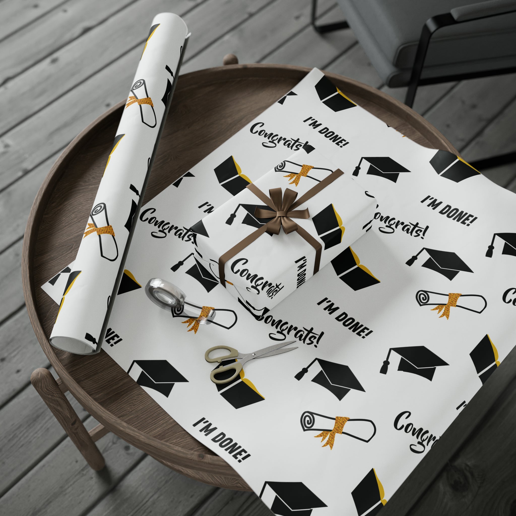 Diploma Graduation Gift Wrapping Paper for Gift - Diploma Congrats Gra ...