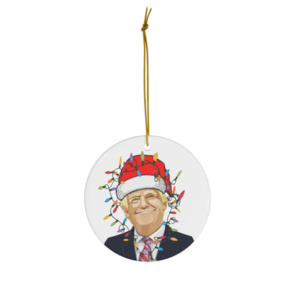 Great Trump Christmas Gift Santa Trump Christmas Lights Trump Ornament