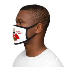 Load image into Gallery viewer, Dr Fauci&#39;s Neighborhood - It&#39;s a beautiful day to wear a mask - Fauci Mask - Wear a Mask Wash your hands - Mixed-Fabric Face Mask
