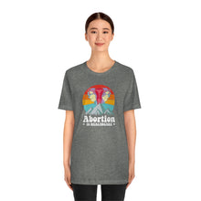 Load image into Gallery viewer, Abortion is Healthcare Shirt - Vintage Grunge Style Pro Choice Safe Legal Abortion Uterus Reproductive Rights Feminist Bella Canvas Unisex
