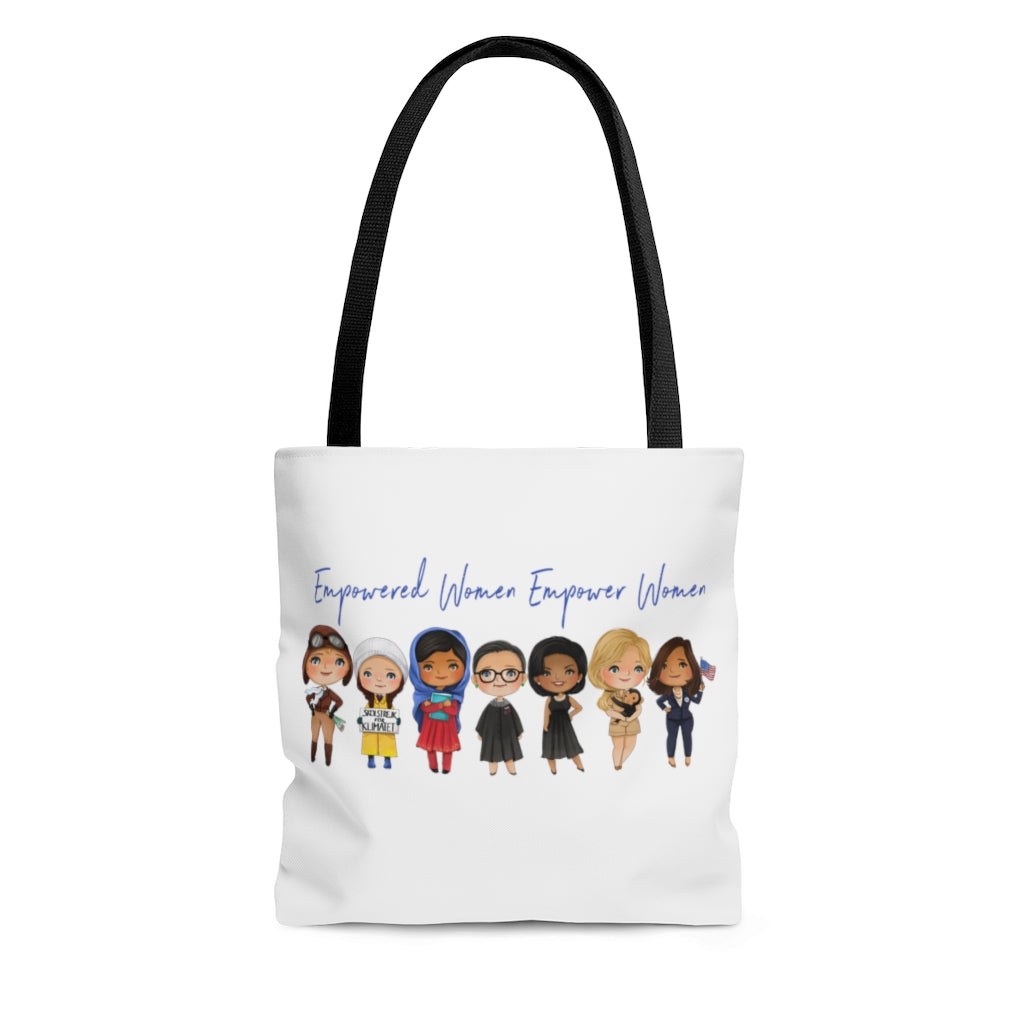 Strong Inspiring Empowered Women Empower Women Tote Bag - Feminist Gift Women's Tote Bag Female Leaders Rights Tote Bag