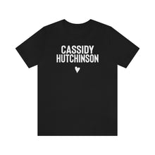Load image into Gallery viewer, Cassidy Hutchinson Trump Testimony Heart Shirt - Hutchinson Witness Testimony Jan 6 Shirt Bella Canvas Unisex Jan 6 Hutchinson Hero Patriot
