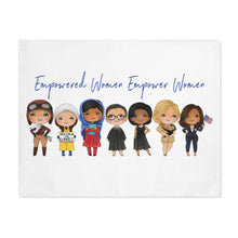 Load image into Gallery viewer, Empowered Women Empower Women - Influential Inspirational Female Leaders - Feminism Gift Placemat Kamala Harris RBG Kid&#39;s Table Placemat
