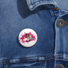 Load image into Gallery viewer, Kamala Ruth Elizabeth Michelle Pin - Abstract Pink Badass Powerful Women Pin Button - Inspire Women - Women&#39;s March Feminist Pin Button
