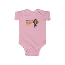 Load image into Gallery viewer, My Vice President Looks Like Baby Onesie - Kamala Harris Oneise - Madam Vice President Looks Like Infant Fine Jersey Bodysuit - Strong Woman
