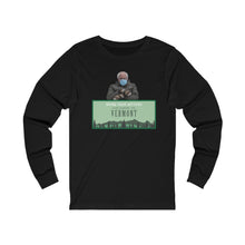 Load image into Gallery viewer, Bernie Inauguration Long Sleeve Shirt - Bernie Meme Bernie Welcome to Vermont Shirt - Bring your Mittens - Unisex Jersey Long Sleeve Tee
