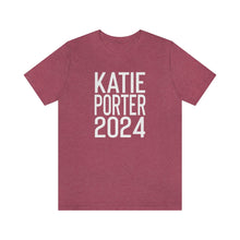 Load image into Gallery viewer, Katie Porter 2024 Election Shirt Katie Porter 47th President Katie Porter for President 2024 Vote Bella Canvas Unisex Shirt Porter Charts

