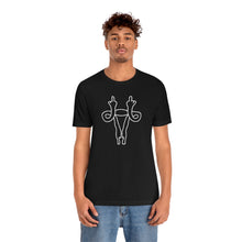 Load image into Gallery viewer, Uterus Middle Fingers Shirt Pro Choice Abortion Rights are Human Rights Aid and Abet Abortion Supreme Court Roe Bella Canvas Unisex Shirt
