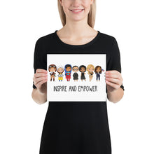Load image into Gallery viewer, Inspirational and Empowered Women - Educational School Classroom or Nursery Theme Poster - Inspire and empower - Kamala, Obama, RBG, Malala
