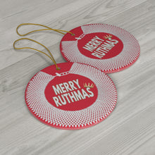 Load image into Gallery viewer, RBG Ruth Bader Ginsburg Christmas Ornament - Merry Ruthmas Ornament Notorious RBG Double Sided Ceramic Ornaments
