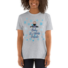 Load image into Gallery viewer, Dr. Anthony Fauci Christmas Shirt - Baby It&#39;s Covid Cold Outside (Fauci Theme) Shirt - Snowflakes Fauci Mask Shirt - Trust Fauci and Science

