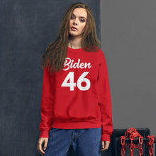 Load image into Gallery viewer, Joe Biden 46 - Biden 46th President of the United States - Biden Sweater - Joe Biden President Unisex Sweatshirt - Let&#39;s go Joe Biden 46

