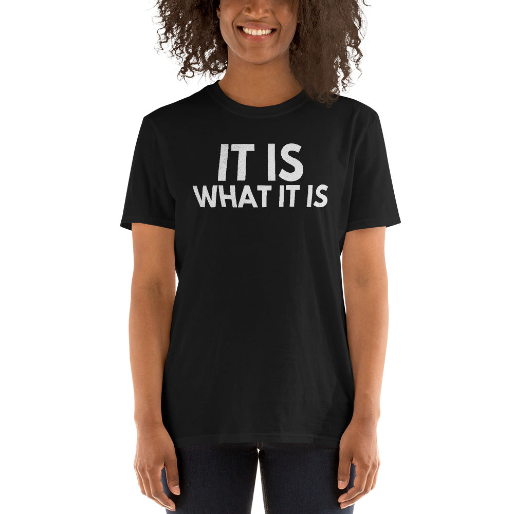 It is what it is Quote Shirt - Obama It is what it is Michelle Tshirt - It is what it is Trump Tshirt - Wear a mask Please - Unisex T-Shirt