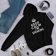 Load image into Gallery viewer, Keep Calm I&#39;m Speaking Hoodie - Inspired by Kamala Harris Debate Quote - Kamala Harris I&#39;m Speaking - Keep Calm! - Unisex Hoodie
