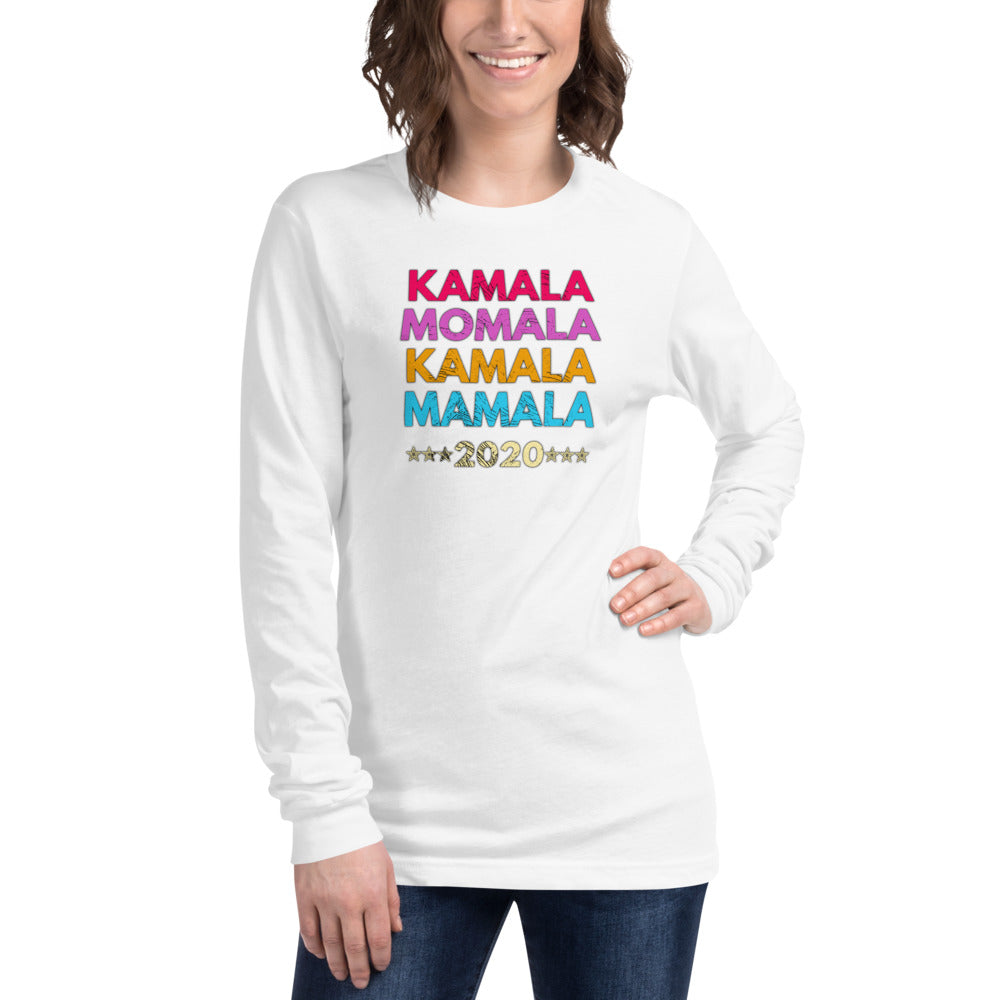 Kamala Momala Kamala Mamala Harris - Election 2020 November 3 VOTE - Vintage Style Unisex Long Sleeve Tee