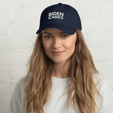 Load image into Gallery viewer, Biden Cares Hat - Vote for Biden Harris - Joe Biden Hat - Vote Hat - Michelle Obama Kamala Harris Joe Biden Care - Vote 2020 - Dad hat
