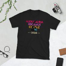 Load image into Gallery viewer, AOC 2024 - Alexandria Ocasio-Cortez 2024 - AOC Tshirt - Women Get Stuff Done - Change Hope Courage AOC - The Squad Unisex T-Shirt

