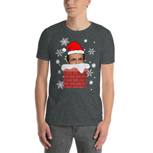 Load image into Gallery viewer, Cuomo Claus Coming Down the Chimney - Cuomo Shirt - Cuomo Watching You - Cuomo Christmas Tshirt Short-Sleeve Unisex T-Shirt - Funny Cuomo
