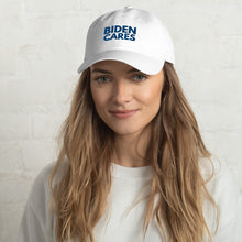 Load image into Gallery viewer, Biden Cares Hat - Vote for Biden Harris - Joe Biden Hat - Vote Hat - Michelle Obama Kamala Harris Joe Biden Care - Vote 2020 - Dad hat
