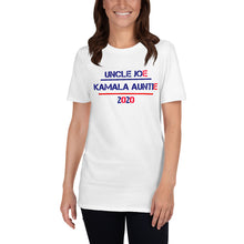 Load image into Gallery viewer, Uncle Joe and Kamala Auntie 2020 - Election 2020 Short-Sleeve Unisex T-Shirt
