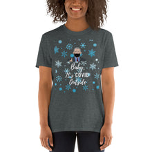 Load image into Gallery viewer, Dr. Anthony Fauci Christmas Shirt - Baby It&#39;s Covid Cold Outside (Fauci Theme) Shirt - Snowflakes Fauci Mask Shirt - Trust Fauci and Science
