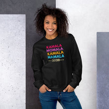 Load image into Gallery viewer, Kamala Momala Kamala Mamala - Kamala Harris Sweater - Election Vote 2020 Biden Harris Anti Trump Unisex Sweatshirt
