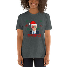 Load image into Gallery viewer, Ho Ho Ho It&#39;s President Joe - Biden Christmas Shirt - Biden Christmas Tshirt - Joe Biden President 46 Santa Hat Christmas Glasses Gift Shirt
