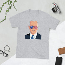 Load image into Gallery viewer, President Elect Joe Biden 46th President of the USA - Joe Biden Winner - Joe Biden Glasses - Empathy - Ridin with Biden Unisex T-Shirt
